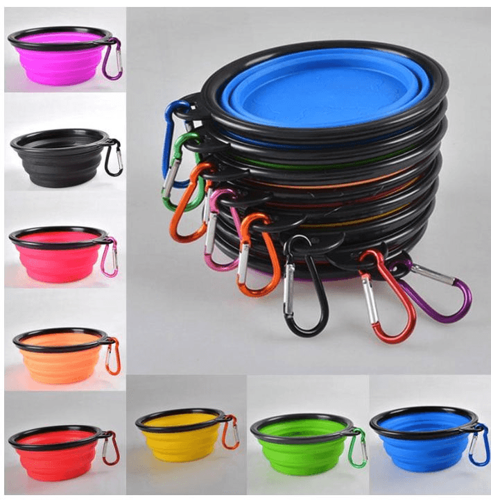 Collapsible Silicone Dog Bowl - Cart Weez