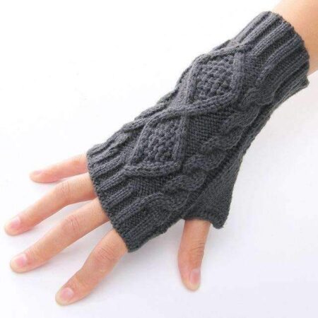 Hand Knit Fingerless Gloves - Cart Weez