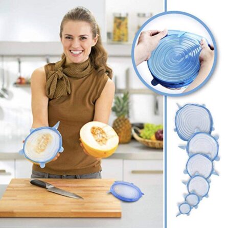 Silicone Stretch Lids (6pcs) OFFER - Cart Weez