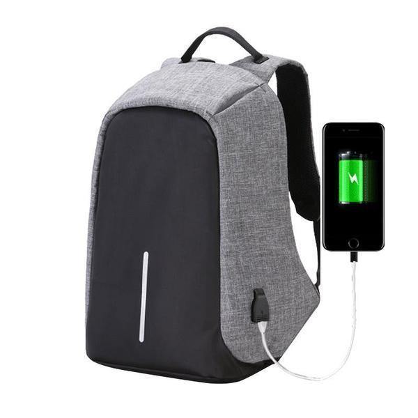 Unisex Backpack Anti Theft With USB Charging Laptop Business and Travel Backpack - Cart Weez